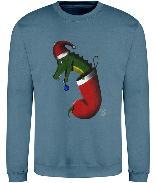 AWDis JH030 Sweatshirt Christmas Stocking Dragon