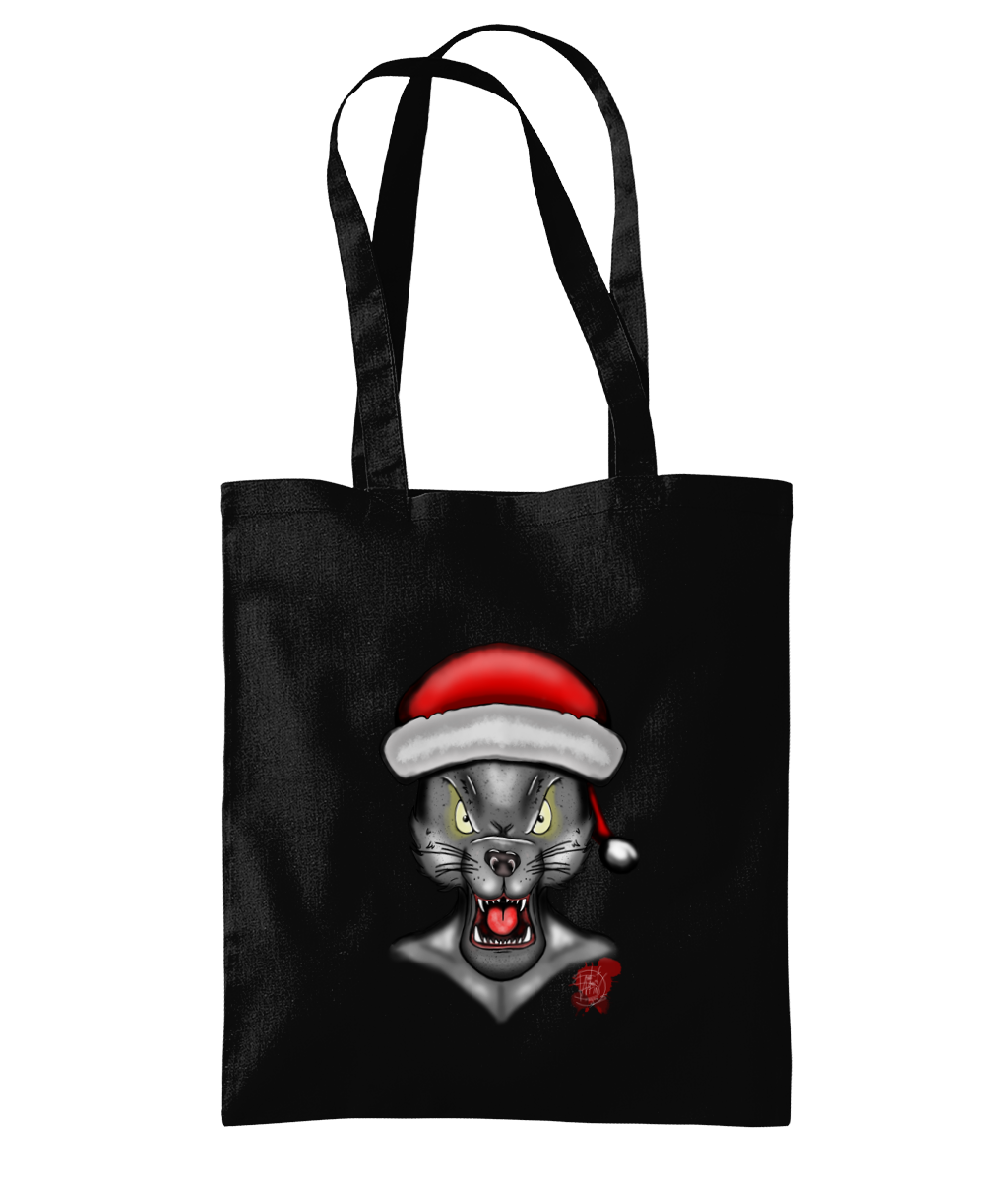 Westford Mill WM261 Organic Premium Cotton Tote Christmas Wolf