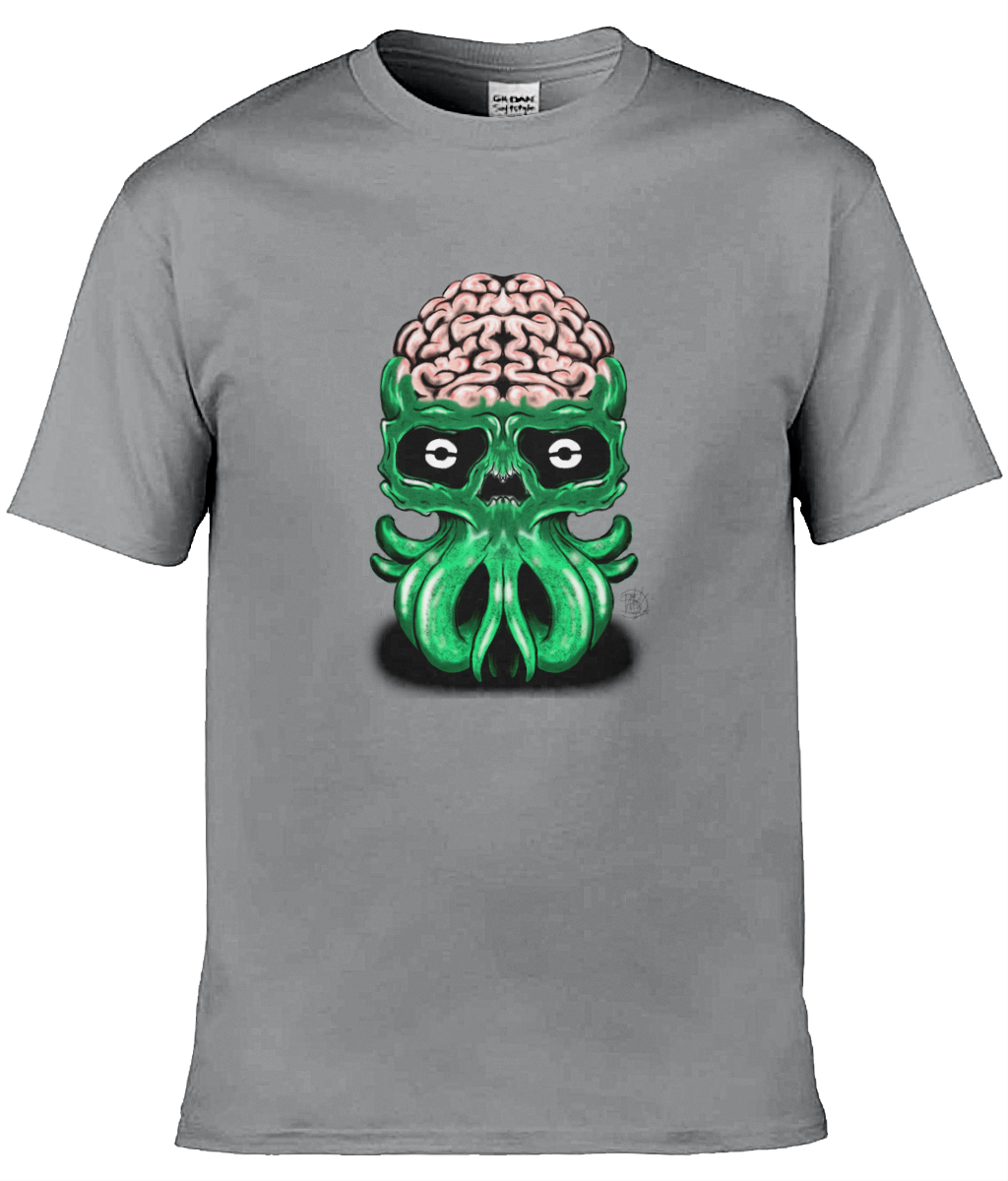 Gildan GD001 Softstyle Adult Ringspun T-Shirt Octo Brainy