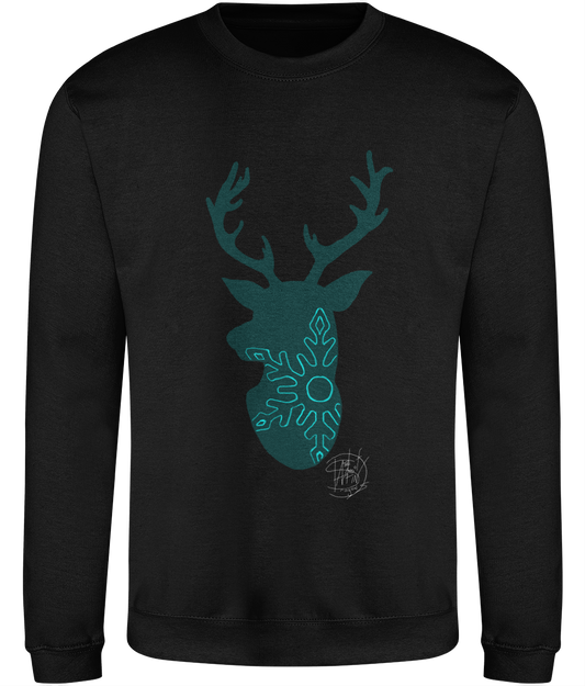 AWDis JH030 Sweatshirt Christmas Reindeer Snowflake