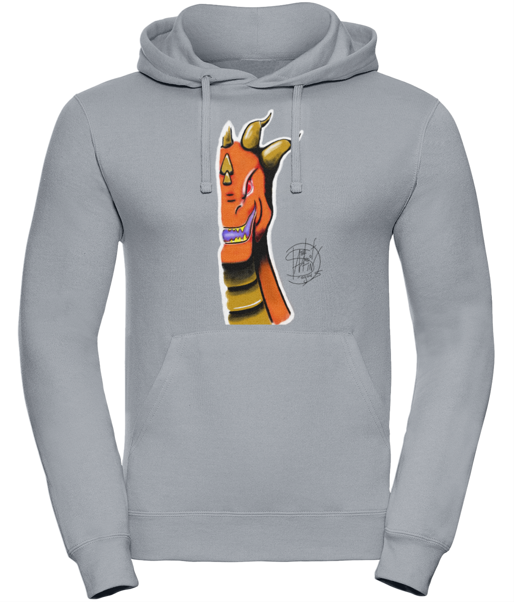 Uneek UC509 Hoodie Roarsome Orange 3 Prongs