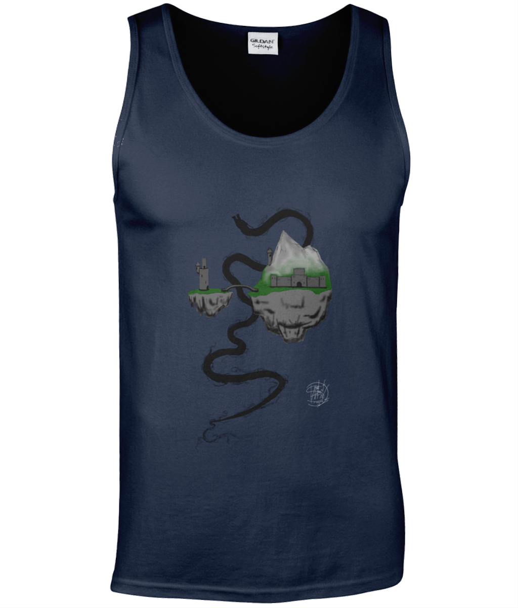 Gildan GD012 Softstyle Adult Tank Top Floating Castle