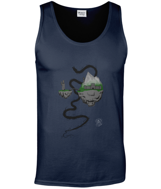 Gildan GD012 Softstyle Adult Tank Top Floating Castle