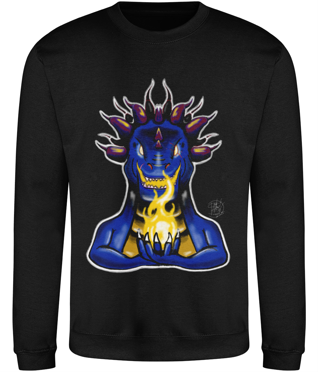 AWDis JH030 Sweatshirt Hold Fire Blue