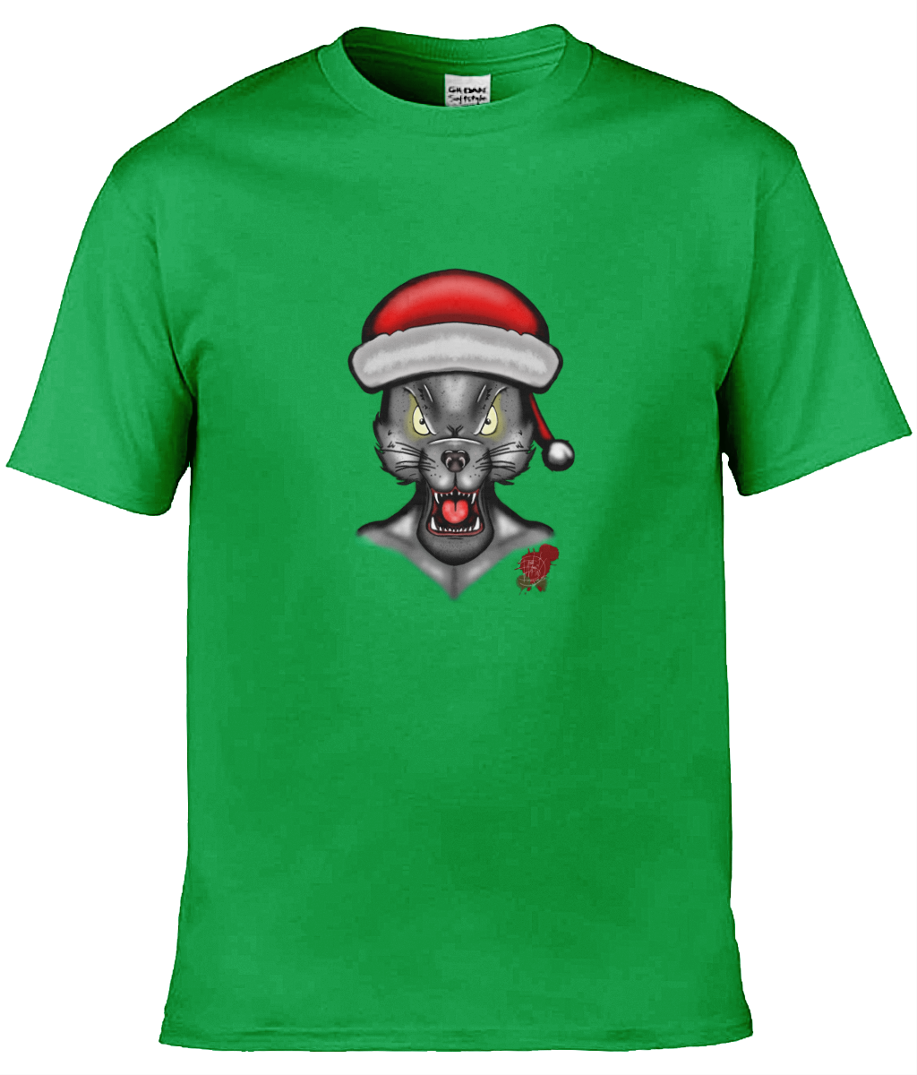 Gildan GD001 Softstyle Adult Ringspun T-Shirt Christmas Wolf