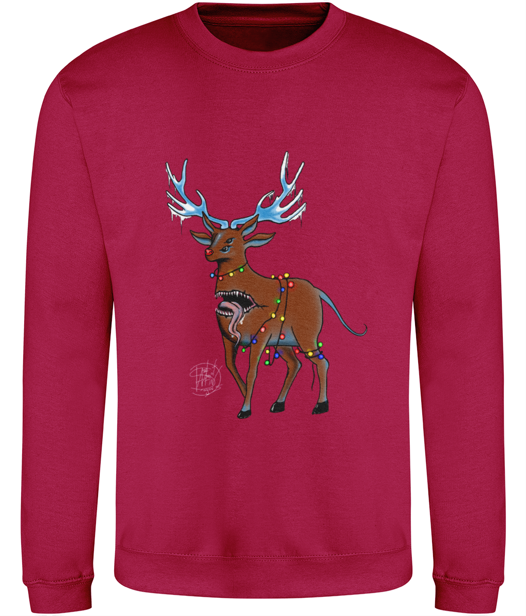 AWDis JH030 Sweatshirt Christmas Reindeer