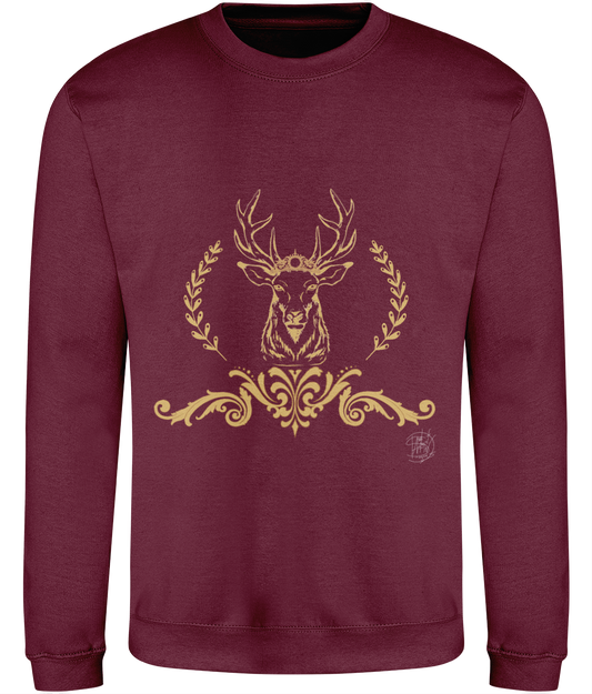 AWDis JH030 Sweatshirt Christmas Golden Reindeer