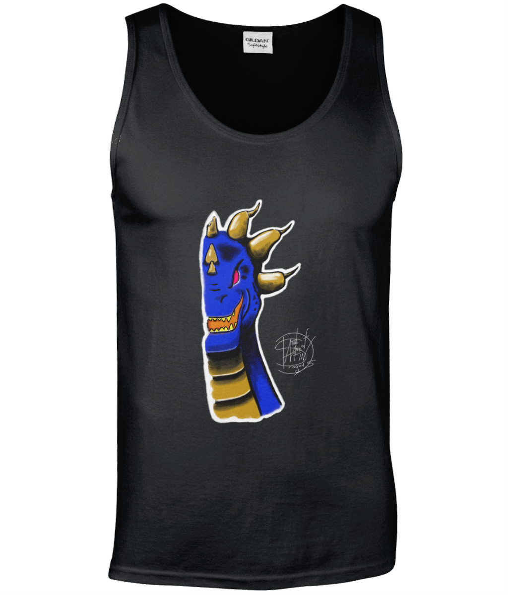 Gildan GD012 Softstyle Adult Tank Top Royal Roarsome Blue