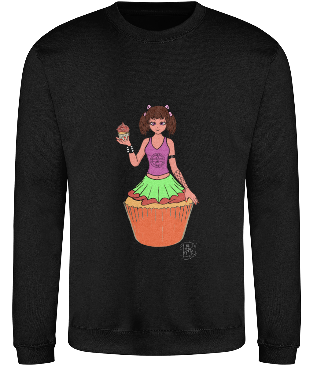 AWDis JH030 Sweatshirt Cupcake Girl 2