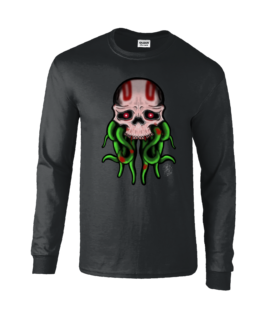 Gildan GD014 Ultra Cotton Adult Long Sleeve T-Shirt Kratos Octo