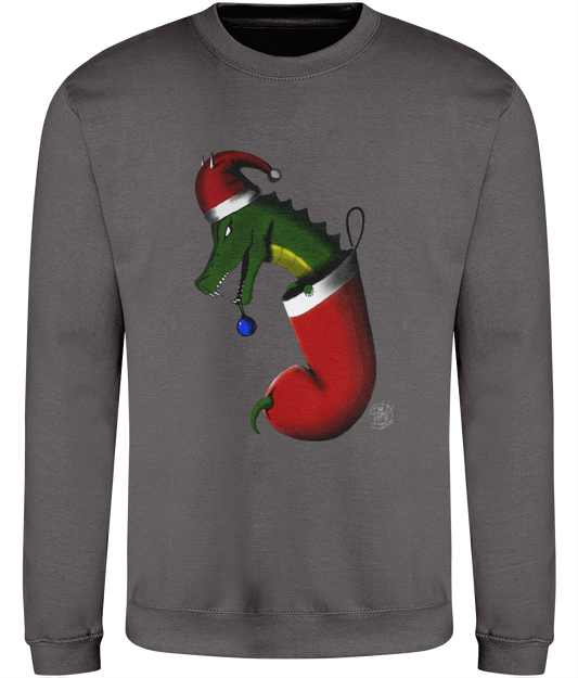 AWDis JH030 Sweatshirt Christmas Stocking Dragon