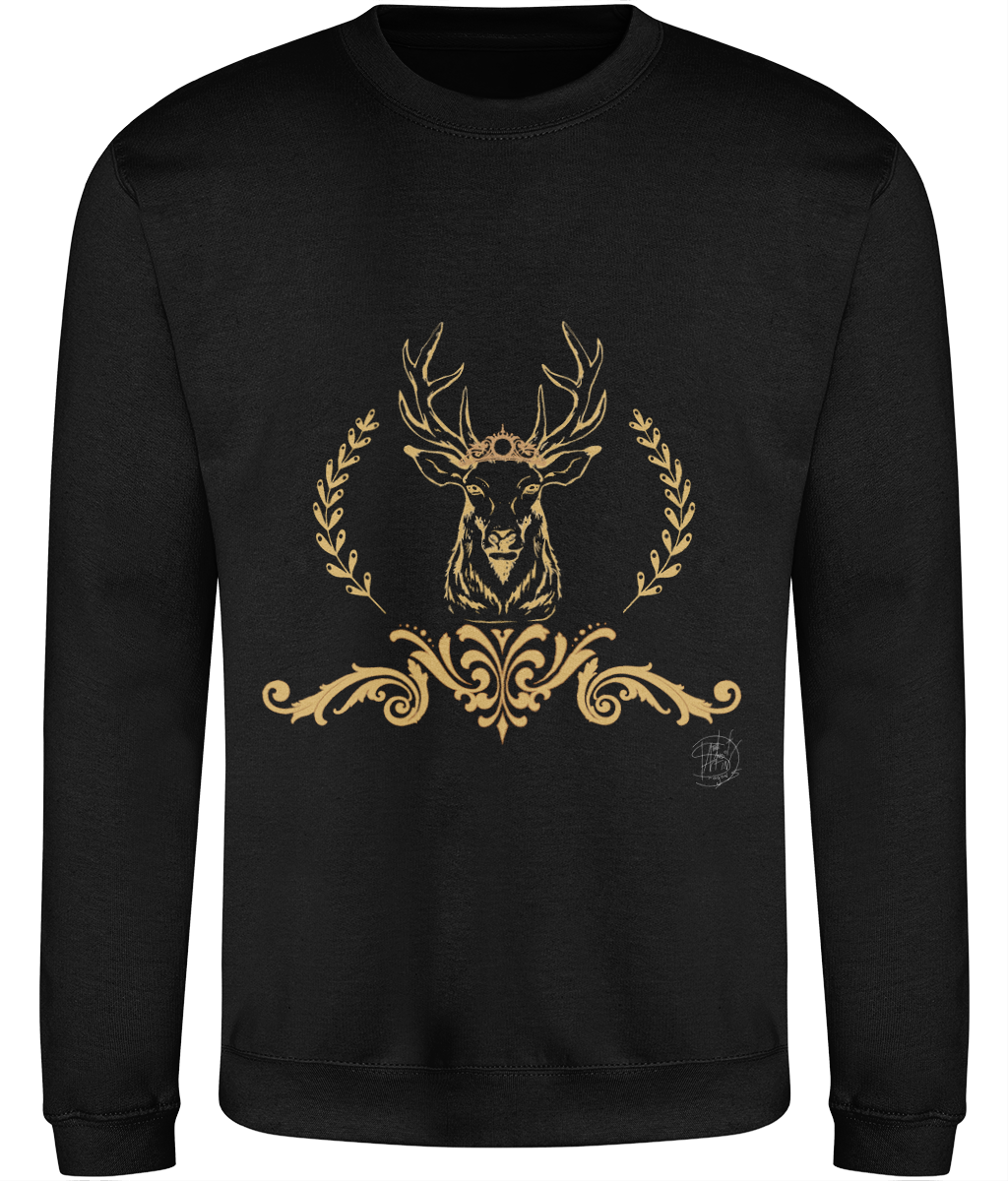 AWDis JH030 Sweatshirt Christmas Golden Reindeer