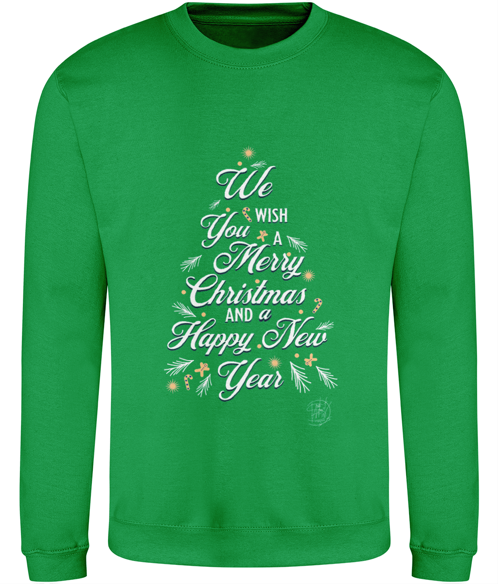 AWDis JH030 Sweatshirt Christmas Tree