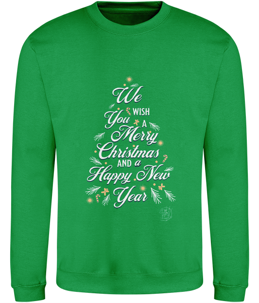 AWDis JH030 Sweatshirt Christmas Tree