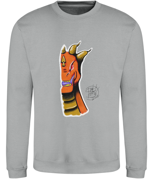 AWDis JH030 Sweatshirt Roarsome Orange 3 Prongs