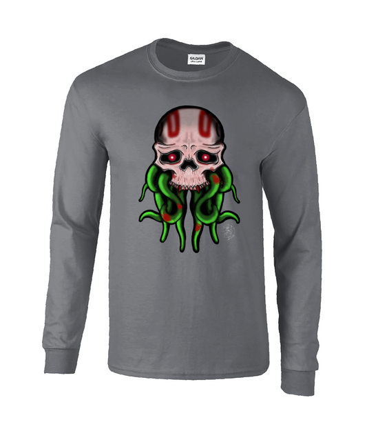 Gildan GD014 Ultra Cotton Adult Long Sleeve T-Shirt Kratos Octo