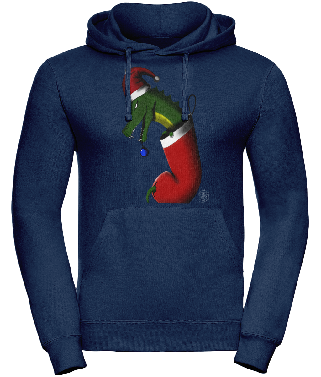 Uneek UC509 Hoodie Christmas Stocking Dragon