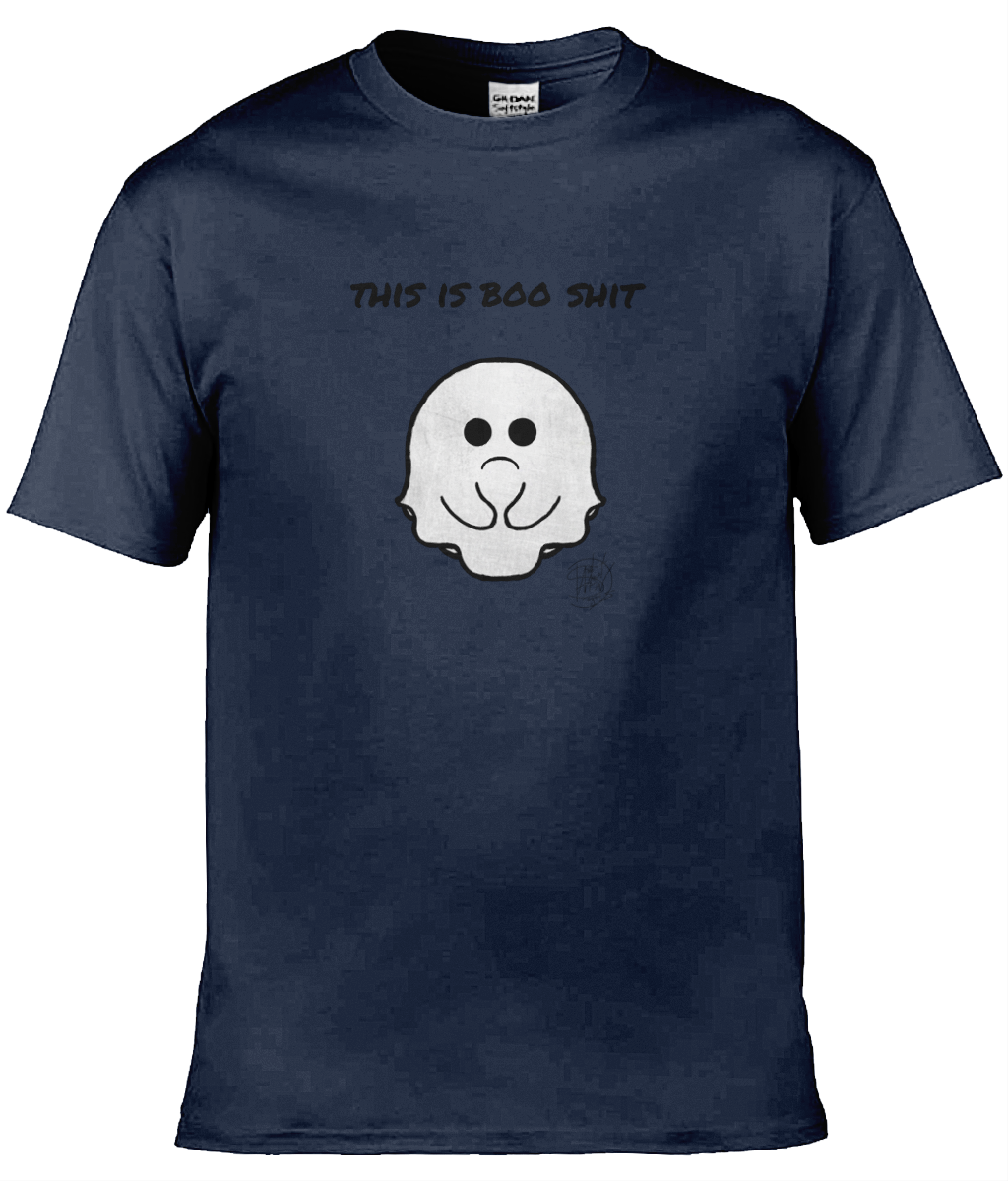 Gildan GD001 Softstyle Adult Ringspun T-Shirt Halloween Boo