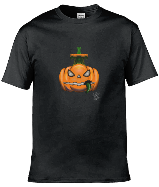 Gildan GD001 Softstyle Adult Ringspun T-Shirt Halloween Pumpkin 2