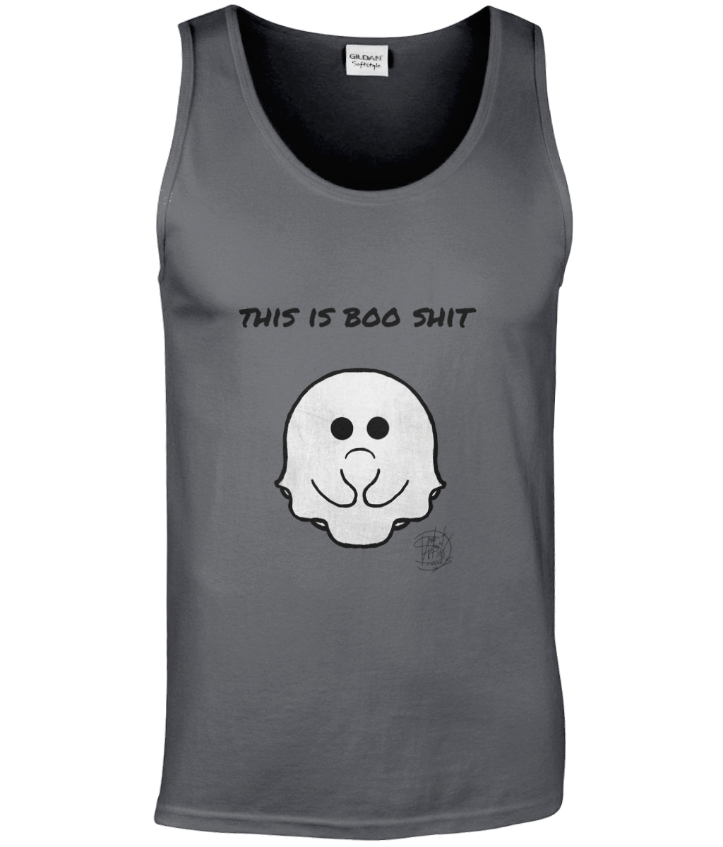 Gildan GD012 Softstyle Adult Tank Top Halloween Boo