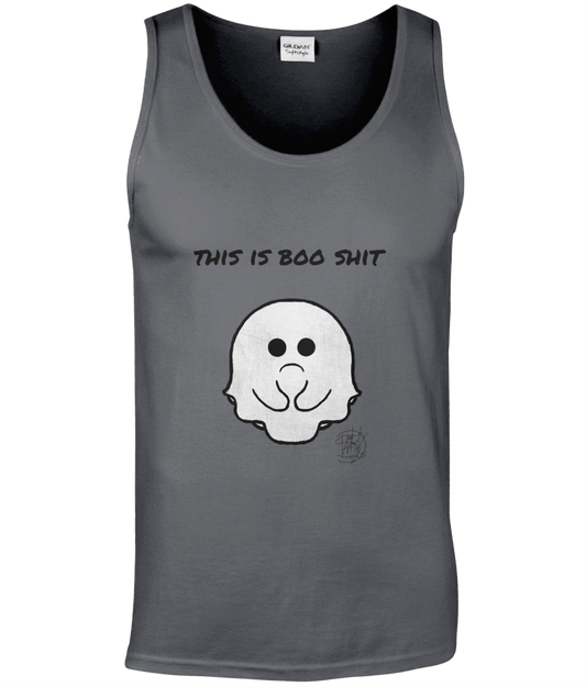 Gildan GD012 Softstyle Adult Tank Top Halloween Boo