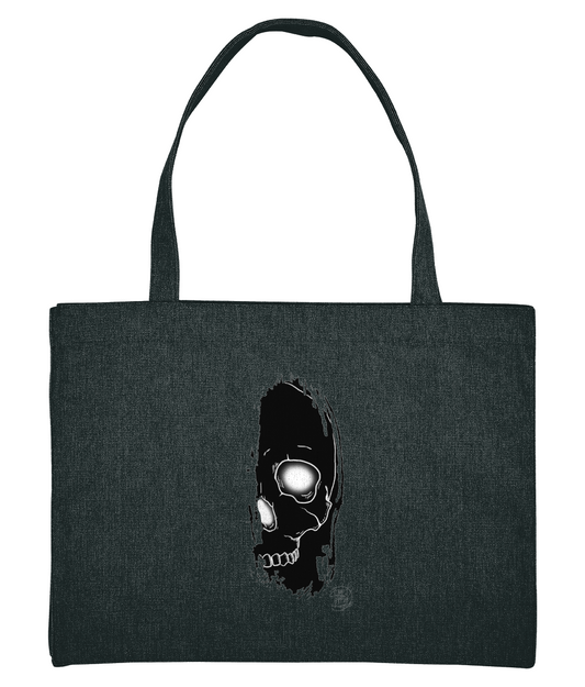 Stanley/Stella SX062 Woven Shopping Bag Brush Skull Black Logo