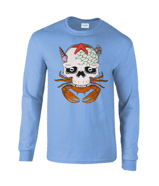 Gildan GD014 Ultra Cotton Adult Long Sleeve T-Shirt Crabs