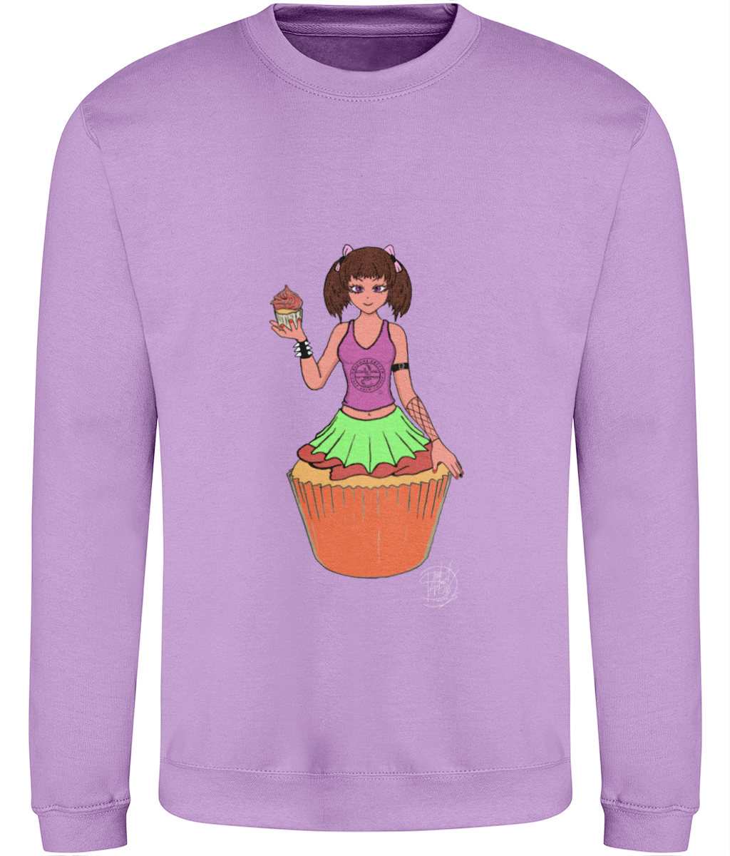 AWDis JH030 Sweatshirt Cupcake Girl 2