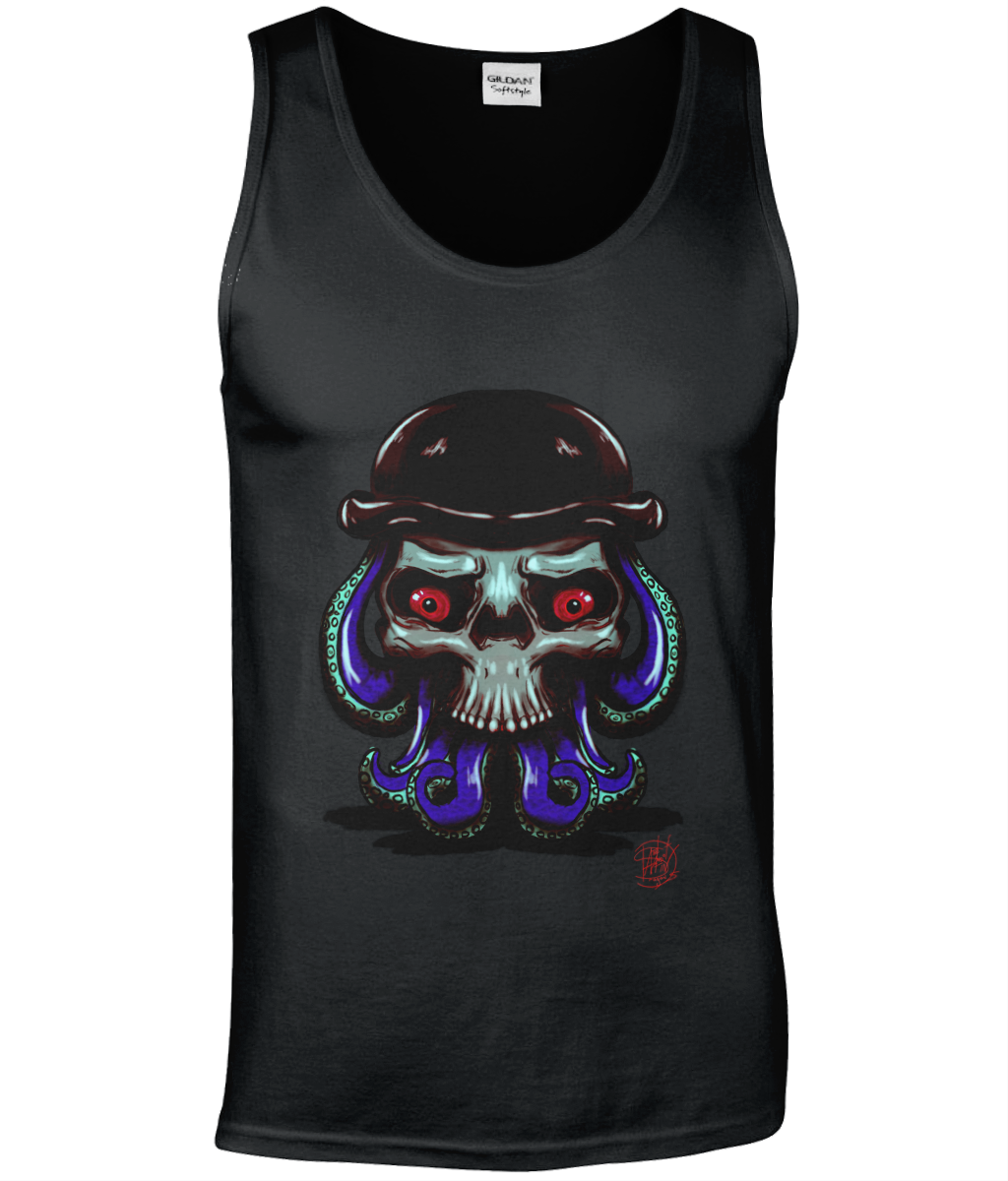 Gildan GD012 Softstyle Adult Tank Top Octo Classy Royal Blue