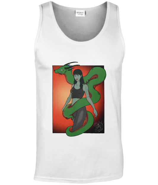 Gildan GD012 Softstyle Adult Tank Top Twist Green