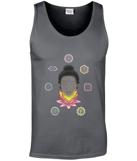 Gildan GD012 Softstyle Adult Tank Top Buddhism