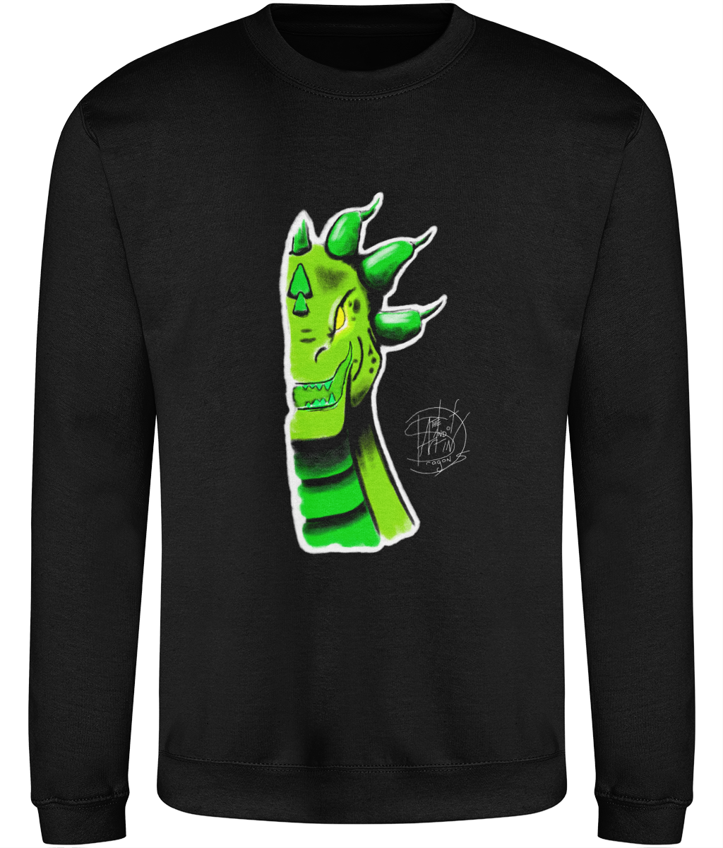 AWDis JH030 Sweatshirt Roarsome Green