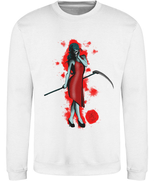 AWDis JH030 Sweatshirt Lady Death Red Blood