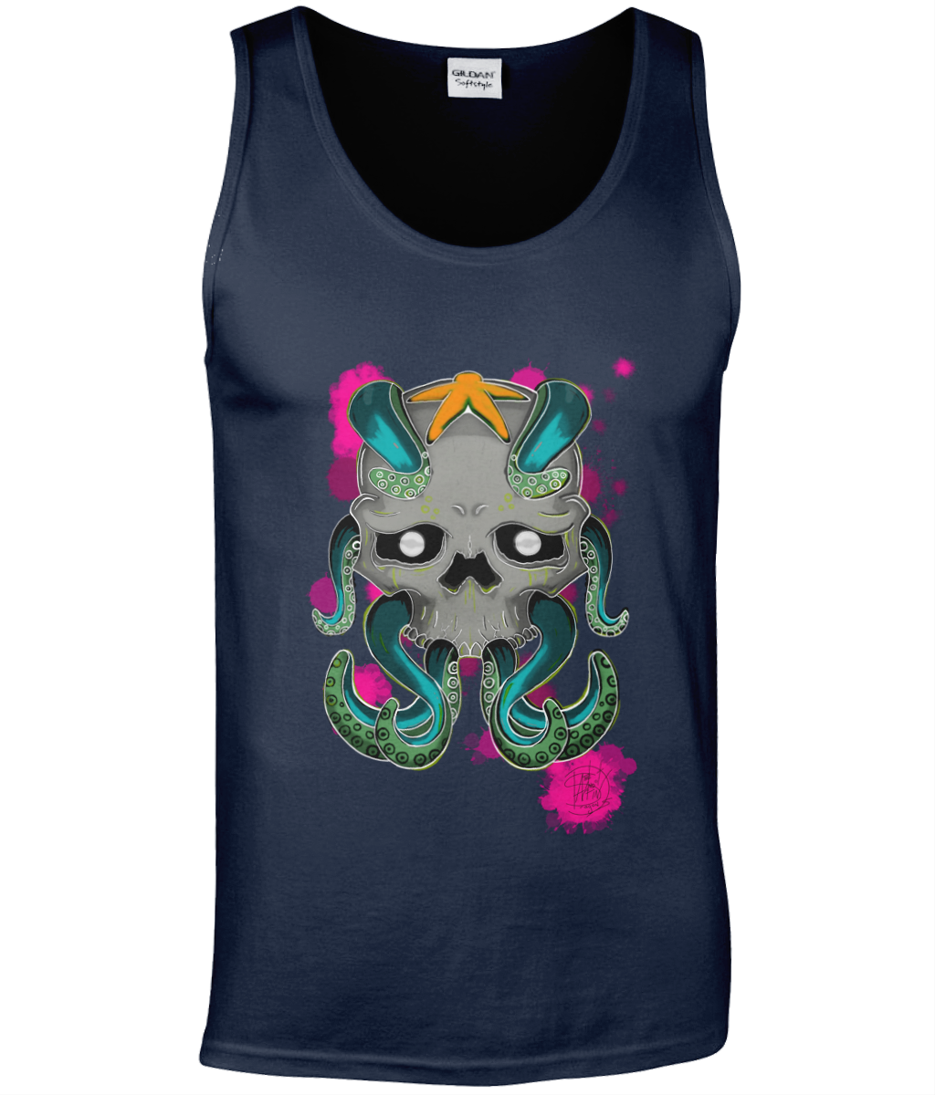 Gildan GD012 Softstyle Adult Tank Top Octo Neon