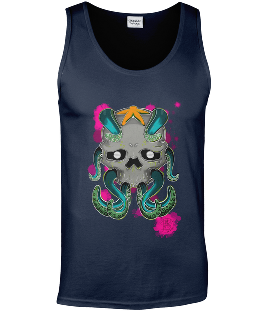 Gildan GD012 Softstyle Adult Tank Top Octo Neon