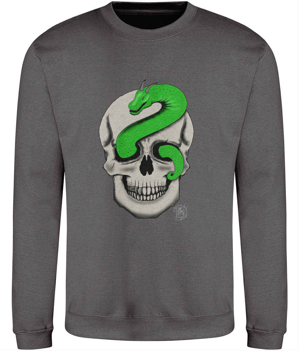 AWDis JH030 Sweatshirt Serpent Skull