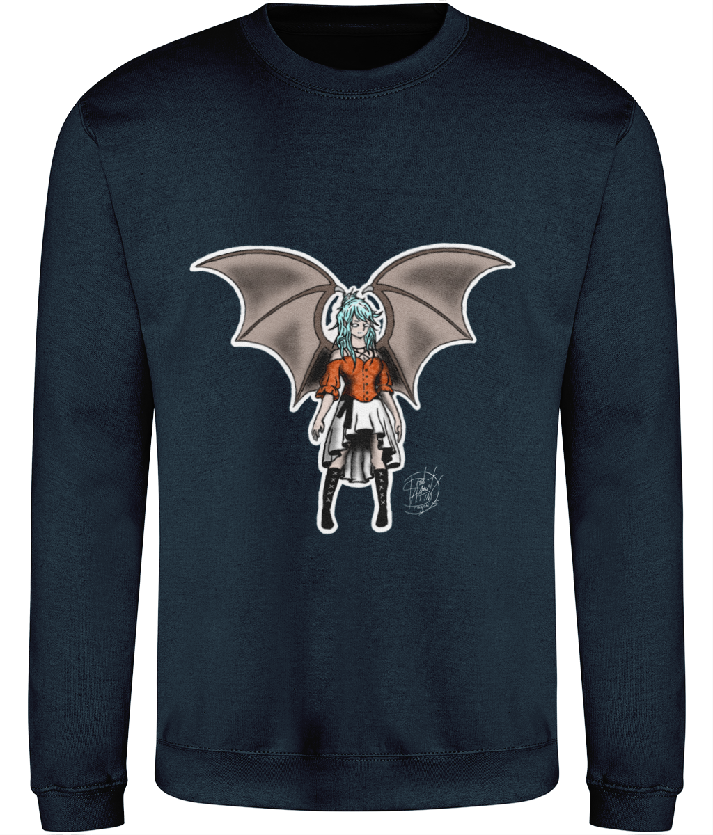 AWDis JH030 Sweatshirt Sapphire Demon Lady