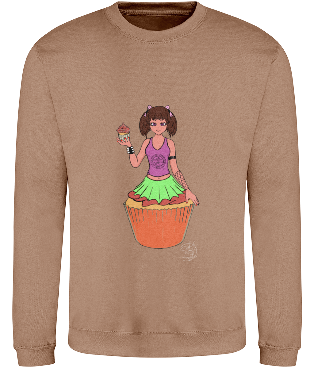 AWDis JH030 Sweatshirt Cupcake Girl 2