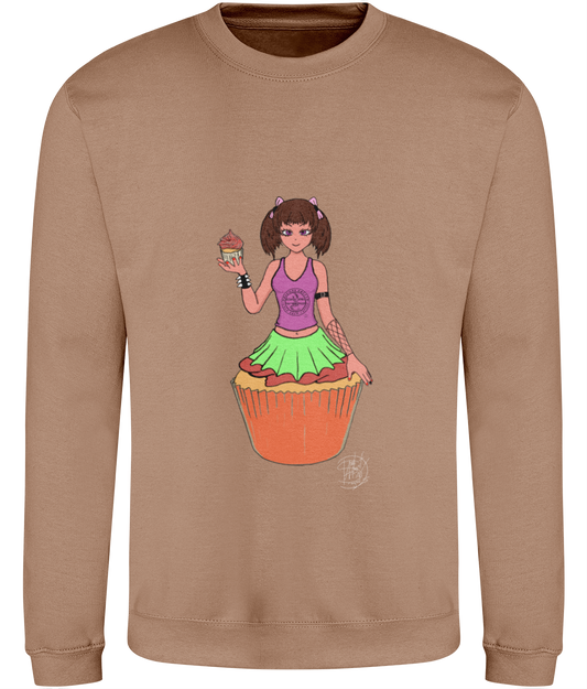 AWDis JH030 Sweatshirt Cupcake Girl 2