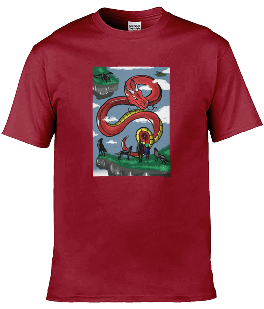 Gildan GD001 Softstyle Adult Ringspun T-Shirt Family Dragon 3