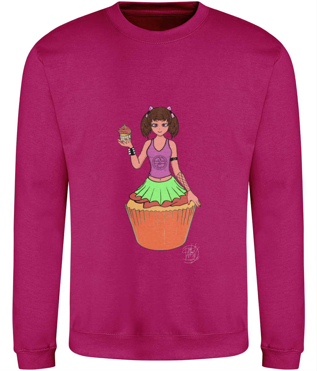 AWDis JH030 Sweatshirt Cupcake Girl 2