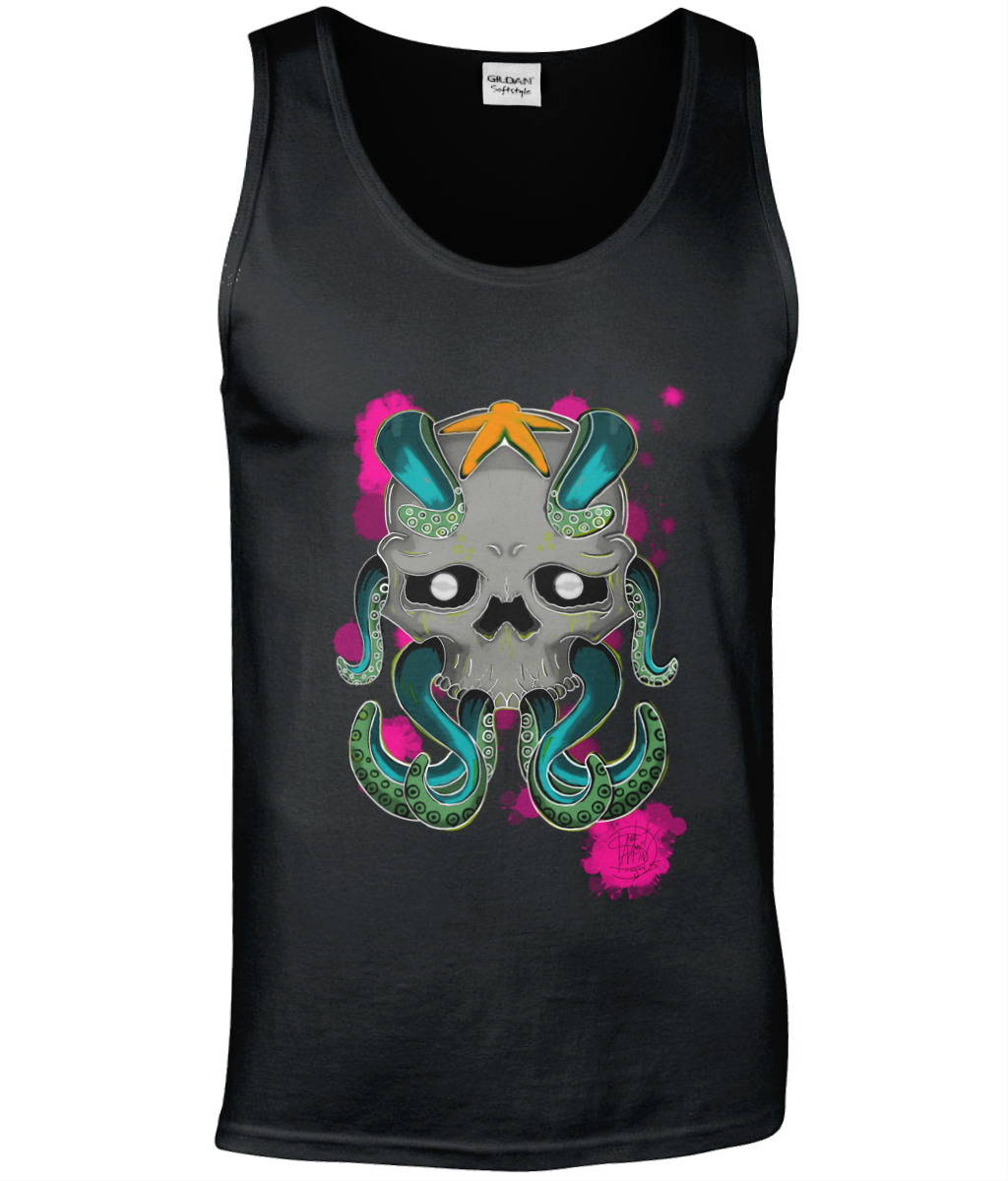 Gildan GD012 Softstyle Adult Tank Top Octo Neon