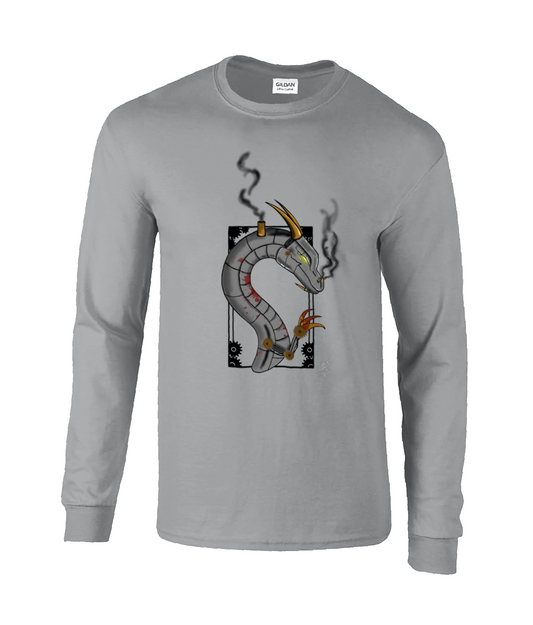 Gildan GD014 Ultra Cotton Adult Long Sleeve T-Shirt Steam Punk