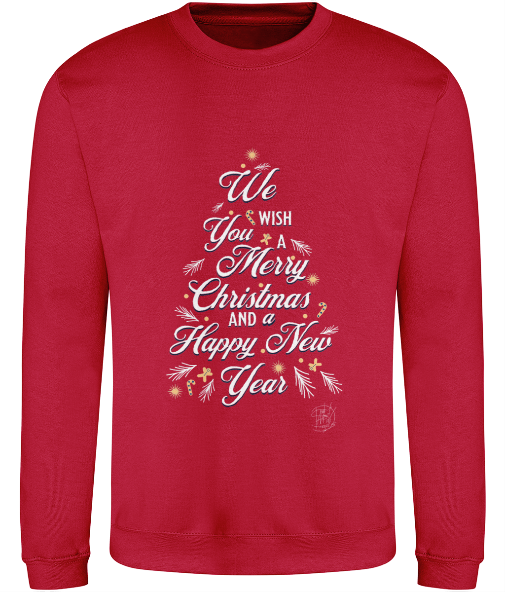 AWDis JH030 Sweatshirt Christmas Tree