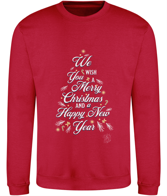 AWDis JH030 Sweatshirt Christmas Tree