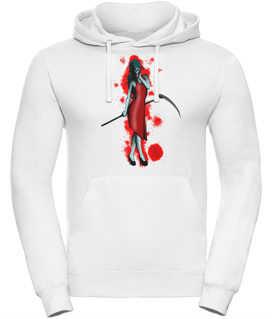 Uneek UC509 Hoodie Lady Death Red Blood