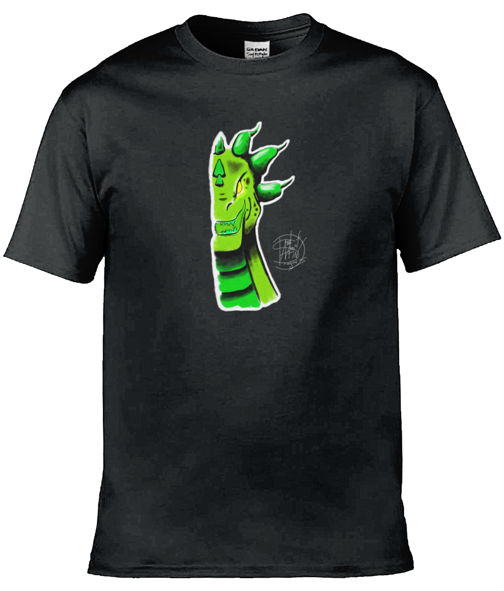 Gildan GD001 Softstyle Adult Ringspun T-Shirt Roarsome Green