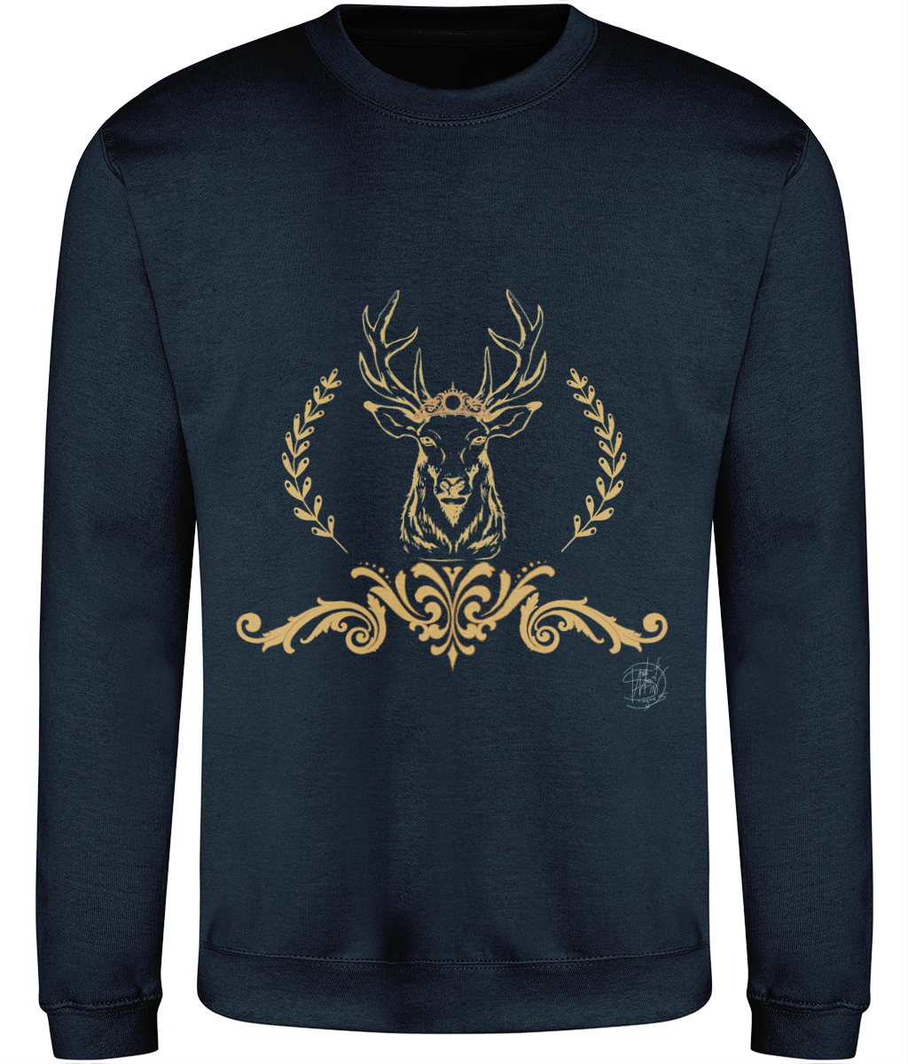 AWDis JH030 Sweatshirt Christmas Golden Reindeer