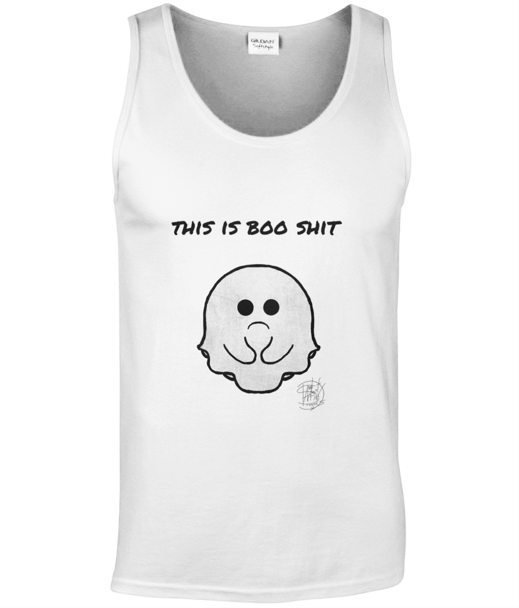 Gildan GD012 Softstyle Adult Tank Top Halloween Boo