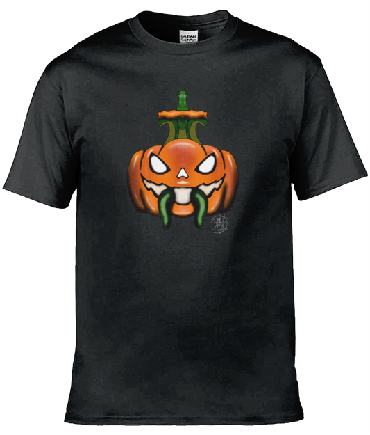 Gildan GD001 Softstyle Adult Ringspun T-Shirt Halloween Pumpkin 3